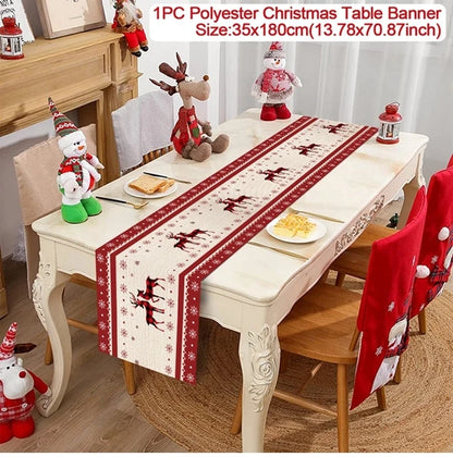 Table Runner Christmas Decoration For Home Decor 2025 Gifts - 9