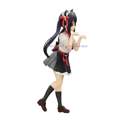 Original Genuine FuRyu K-ON！18cm Nakano Azusa Japanese Anime Action Figure Collectible Model Toys For Boys QWIOOE Droppshipin
