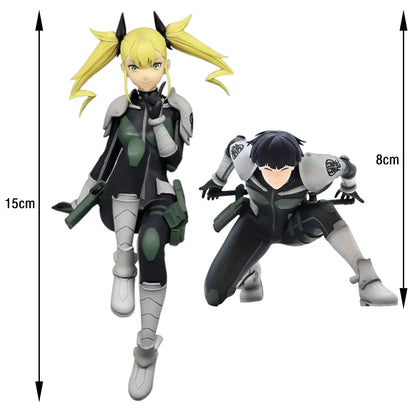 8/15cm Anime Figurine Kaiju No. 8 Soshiro Hoshina Kikoru Shinomiya Action Model Pvc Toy Collection Desktop Accessories Gift