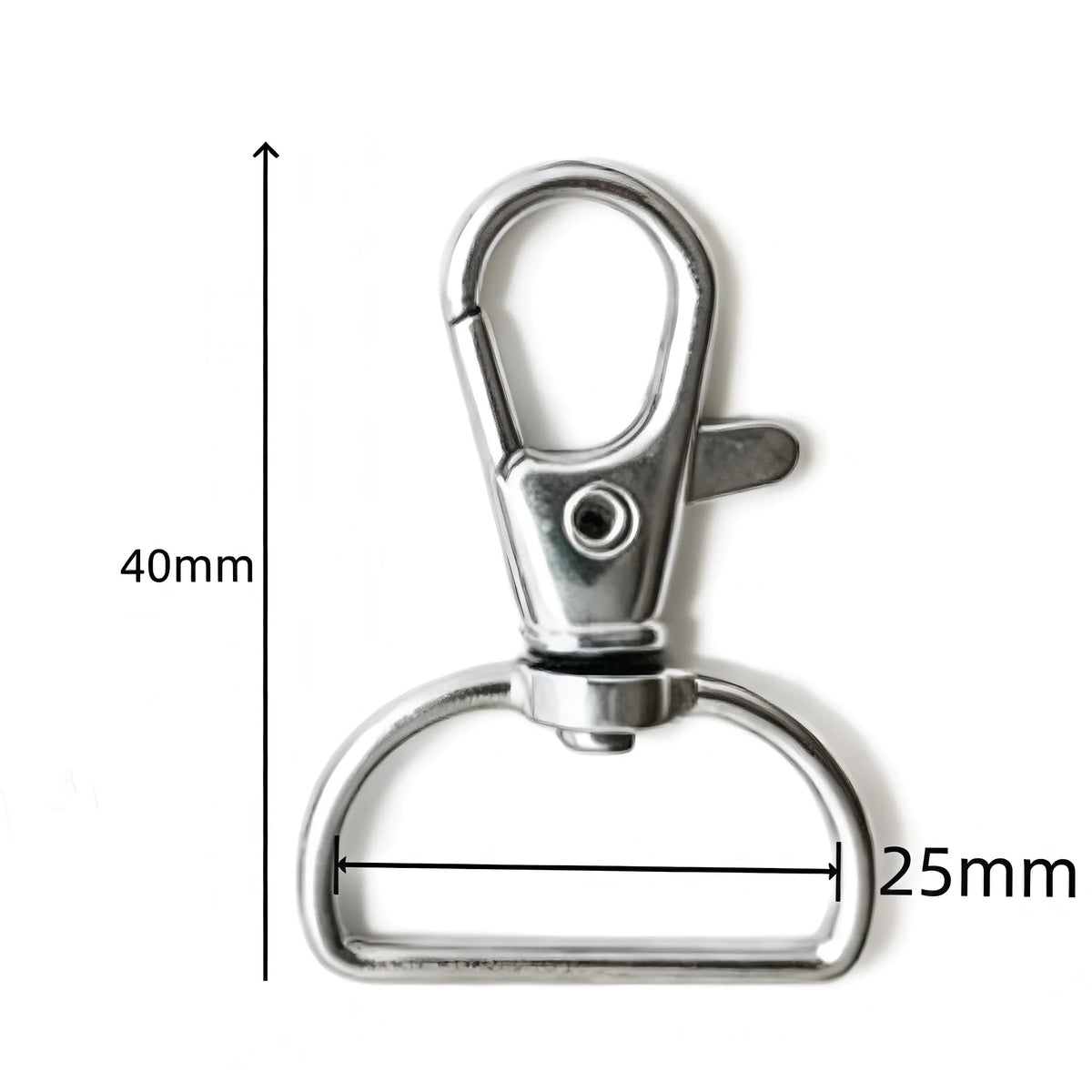 5/20/50/100 PCS Swivel Clasps Lanyard Snap Hooks Key Chain Clip Hook Metal Lobster Claw Clasp for Keychain Hardware Accessori