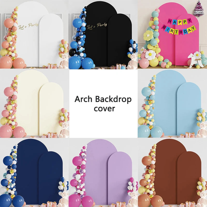 Arch Backdrop Cover,Photography Background for Baby Shower Wedding Engagement Accessory Birthday Party Scene Decor Reusable