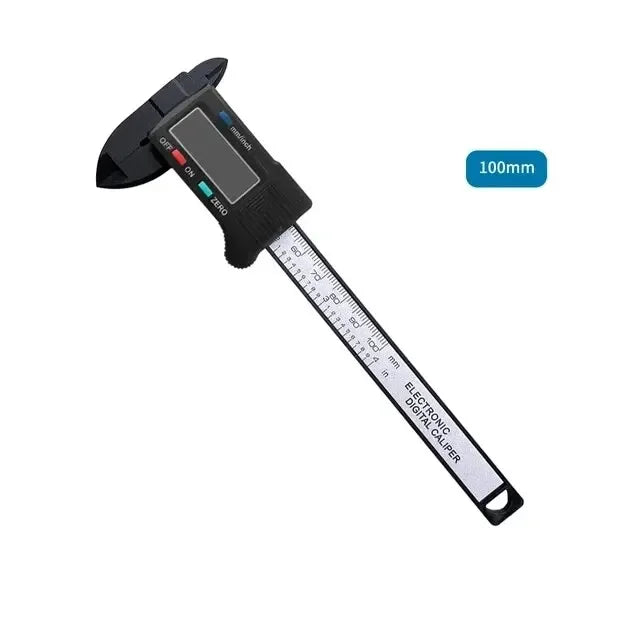 Measuring Tool Digital Ruler 150mm 100mm Electronic Digital Caliper Carbon Fiber Dial Vernier Caliper Gauge Micrometer - 100m