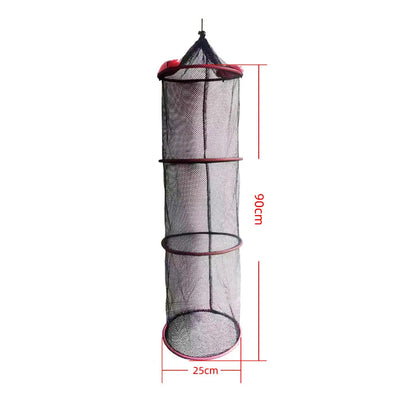 Floating Fishing Net Thickened Woven Fish Shrimp Basket Portable Mesh Landing Bucket Storage Bag Anti-jump Net Lobster Pocket