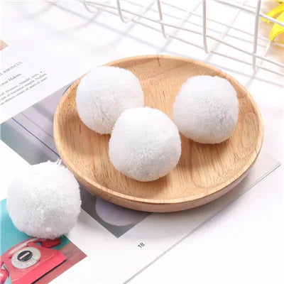Multi Size Pom Piel 15mm/20mm/25mm/30mm/40mm Soft Pompones Fluffy Plush Crafts DIY Pom Pom Bal Wedding Sewing Party Accessori