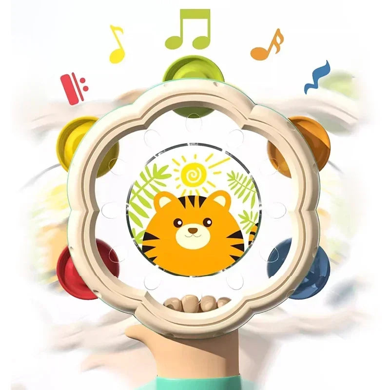 Baby Musical Instruments Drum Toys Montessori Learning Toys for Toddlers 1-3 Baby Early Hand Development Interactive Music To