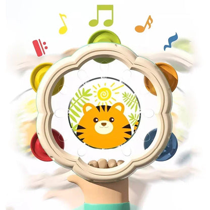 Baby Musical Instruments Drum Toys Montessori Learning Toys for Toddlers 1-3 Baby Early Hand Development Interactive Music To