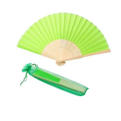 20pcs Personalized Engraved Silk Hand Fan Wedding Fold Fan Vintage Fans Customized Wedding Favor