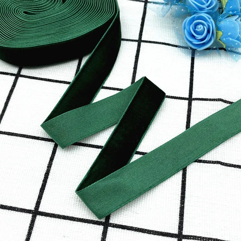 6-38mm Velvet Ribbon Wedding Party Decoration Handmade Gift Wrapping Hair Bowknot DIY Christmas