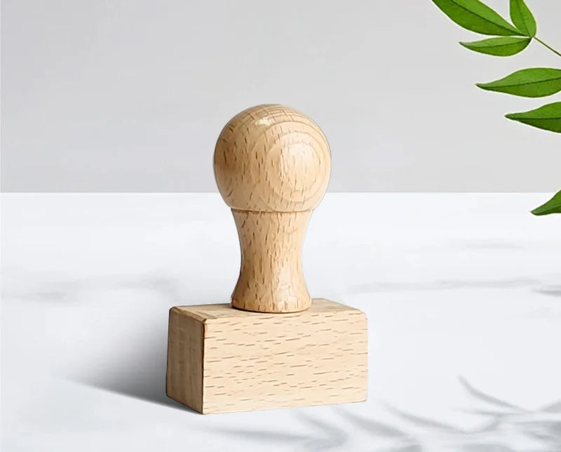Custom Wooden Stamp Seal Personalized Logo Wedding Party Packaging Stamp Company Address&Name Self Inking Rubber Stamp Artwor