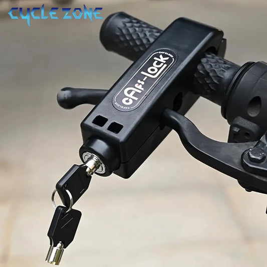 Bike Anti-Theft Lock Electric Bicycle Brake Handlebar Grip Lock Portable Prevent Theft Bike Motorcycle Locks Cycling Accessor