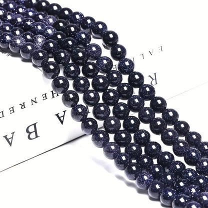 A++ Natural Golden Sandstone & Blue Sandstone & Green Sandstone Loose Beads for Jewelry Making Bracelet DIY Accessori