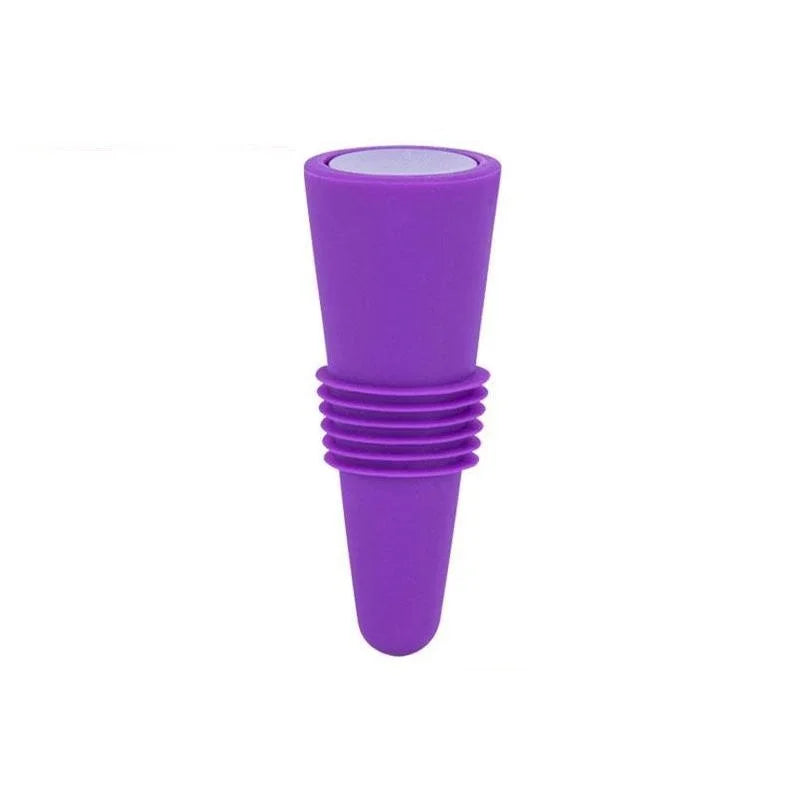 1PC Silicone Wine and Beverage Bottle Cap Set Leak Proof Champagne Bottles Sealer Stoppers Wine Cork Saver Stopper Reusable -