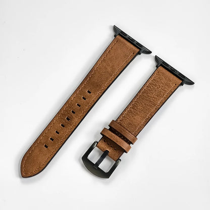 Leather Strap for Apple Strap Ultra 2 49mm 10 9 7 8 3 4 5 6 SE 44mm 40mm Strap 38 42mm Series Men's 45mm 41mm Band