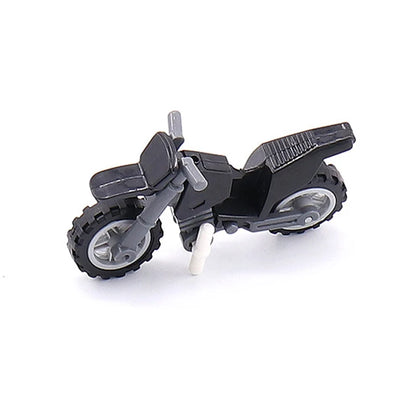 Military Weapon Motorcycle Many Colors Toys For Children Accessories War II Transportation Facility Militaries Compatible Blo