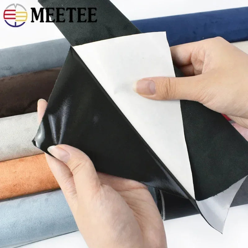 20x30/50*143cm Suede Self-adhesive Fabric Adhesive Synthetic Leather Cloth for Car Interior Door Velvet Fabrics DIY Trims Pat