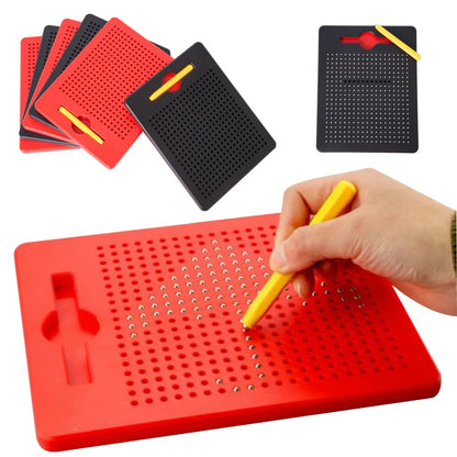 Magnetic Drawing Board Ball Sketch Pad Tablet with Magnet Pen Kids Learning Educational Toys for Children Gift Magpad Creativ