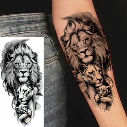 1 Sheet Bless Belief Faith Engraved Temporary Tattoos Family Love Tatoos Waterproof Realistic Fake Tattoo Stickers Long Lasti