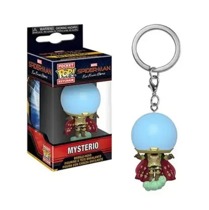 FUNKO Captain America Inro Man Deadpool Spider Man Thanos Thor Keychain Toys Vinyl Doll Collectible Toy Figures Best Kid Gift
