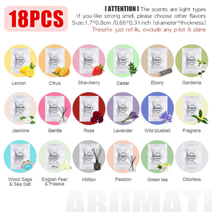 Rotating airplane pilot bear car air fresheners accessories interior decorations fan vent clips perfume fragrance diffuser ar