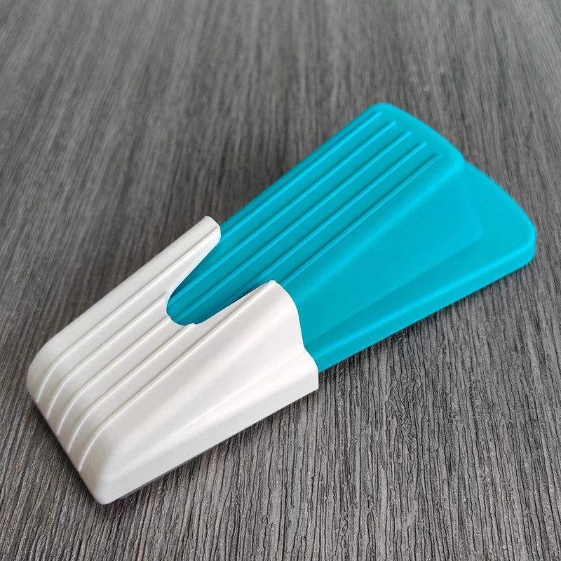 1Pcs Safety Silicone Door Stop Stoppers Block Wedge Doorstops Door Stopper Home Office Door Rear Retainer Anti-collision Stop