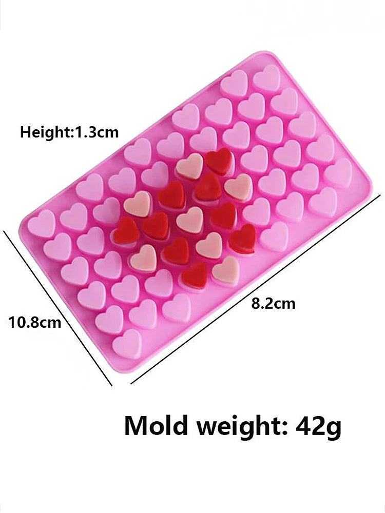 S/M/L Grid Heart Silicone Candle Mold Handmade 3D Love Shape Aromatic Soap Making Supplies Mould DIY Valentine's Day Craft Gi