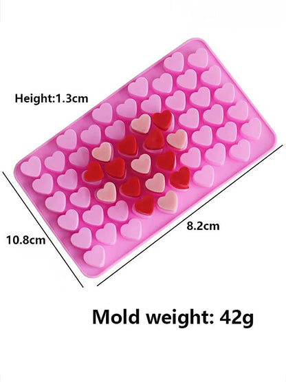 S/M/L Grid Heart Silicone Candle Mold Handmade 3D Love Shape Aromatic Soap Making Supplies Mould DIY Valentine's Day Craft Gi