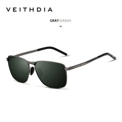 VEITHDIA Brand Men's Vintage Sports Sunglasses Polarized UV400 Lens Eyewear Accessories Male Outdoor Sun Glasses For Women V2