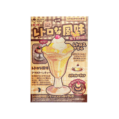 Stickers Book Kawaii Japanese Style Glitter Film Die-cutting Sticker Book Diy Handmade Scrapbook Aesthetic Stationery - D