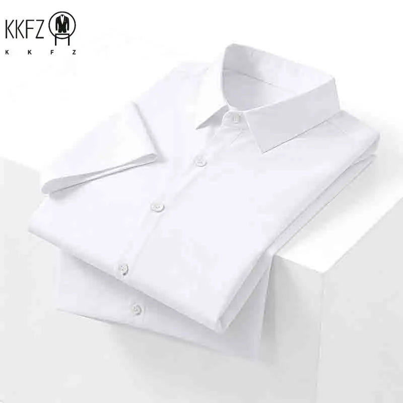 Minimalist Men's Solid Navy Blue Short Sleeve Button Shirt Slim Fit Casual Top for Everyday Outfits