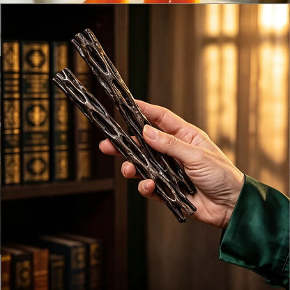 3D Printed Black Willow Stick Ornament Prop 10CM Obsession Black Willow Wishing Willow Magic Stick Decoration Figurines Gift