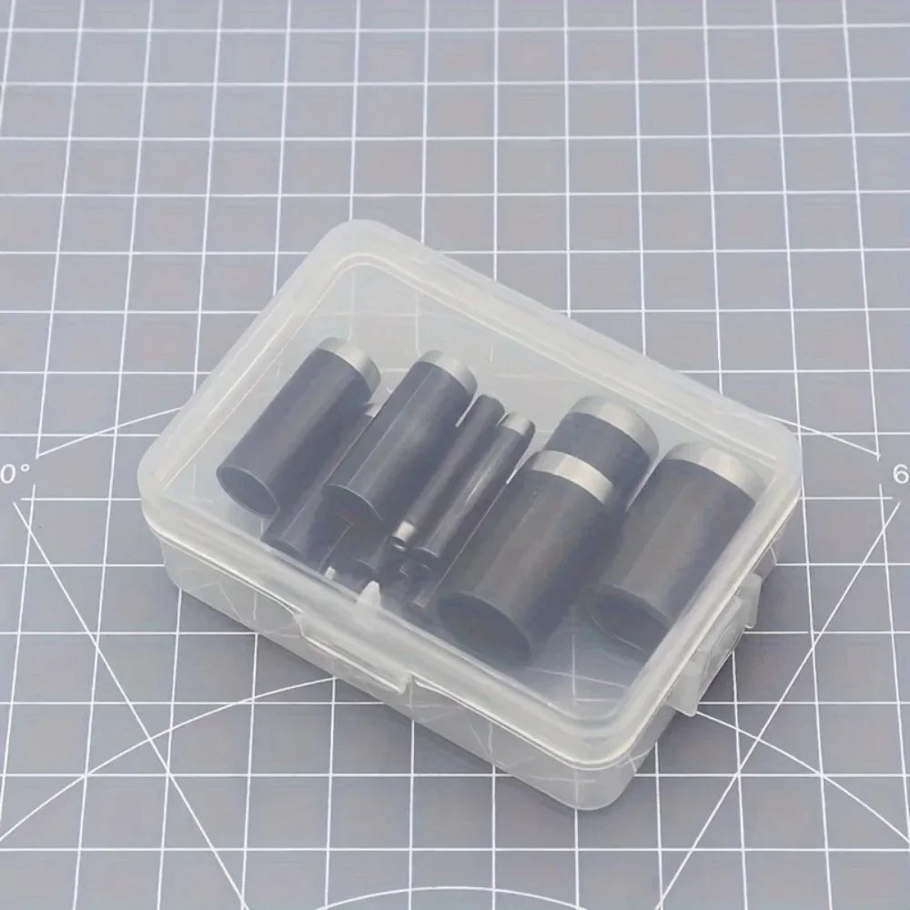 15 Sizes Round Hole Punch(1-15mm), Hollow Punch Cutter Tool Set with Storage Case, Leather Hole Punch, Leather Craft Die Cutt