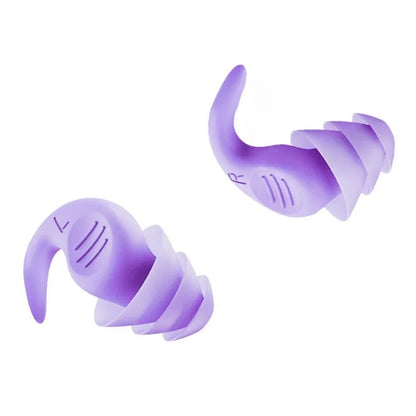 1 Pair Antinoise Earplugs Sound Insulation Ear Protection Earplugs Sleeping Swimming Travel Noise Reduction Waterproof Earplu