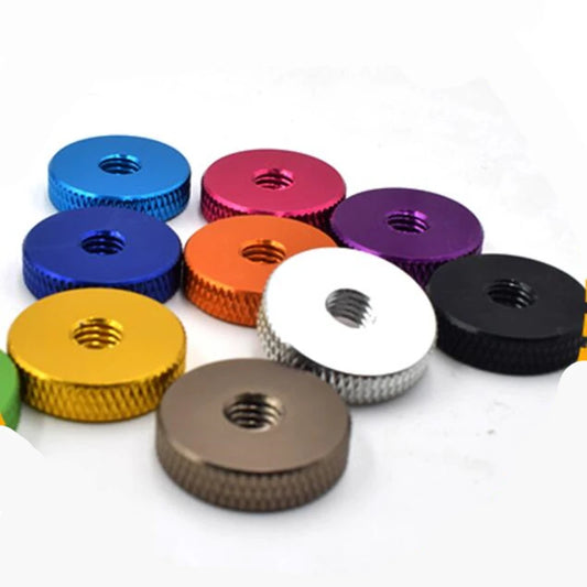 10/5pcs M3 M4 M5 M6 Hand-nut Knurled Aluminum Thumb Nut Aluminum Hand Tighten Nut Nuts