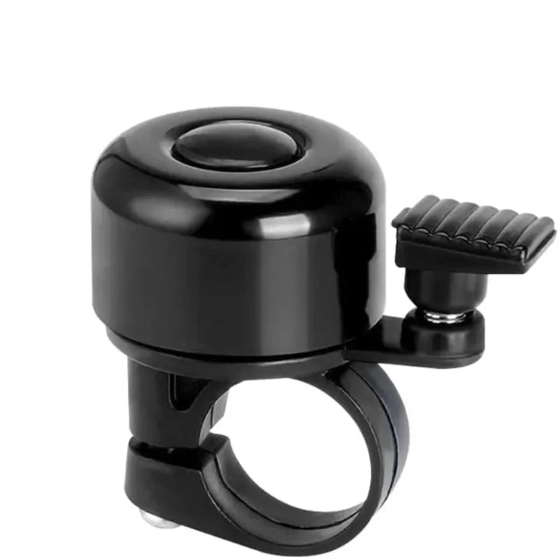 Bicycle Bell Alloy Mountain Road Bike Horn Sound Alarm For Safety Cycling Handlebar Bicycle Call Accessories - black