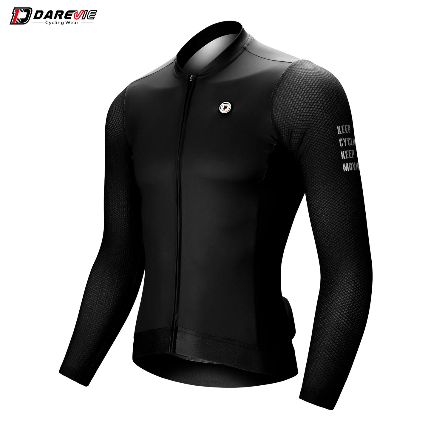 DAREVIE Cycling Jersey Small Size SPF 50+ Training Level Men Women Long Sleeves Cycling Jersey Breathable Man Cycling Maillot