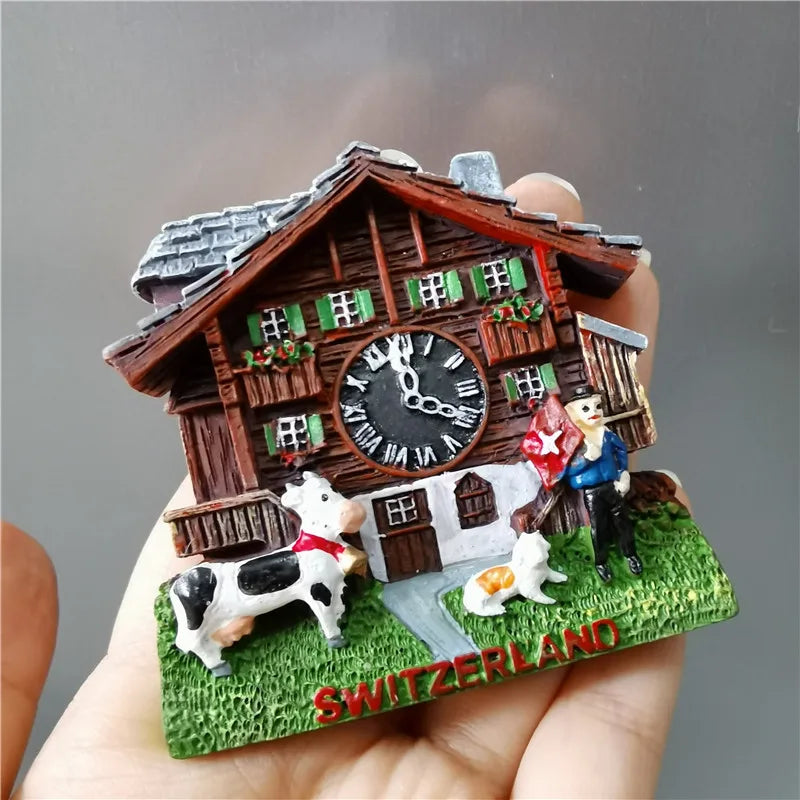 Switzerland Tourist Souvenir Fridge Magnets Jungfraujoc Luzern Zermatt Zermatt Geneva Bern Basel Interlaken Home Decor Sticke