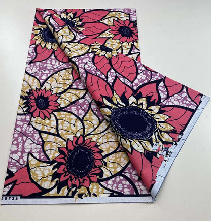 2024 6 Yards 100% Cotton Veritable Wax Pagne African Super Real Holland Wax VL Original Batik Lace Dress Dutch Loincloth