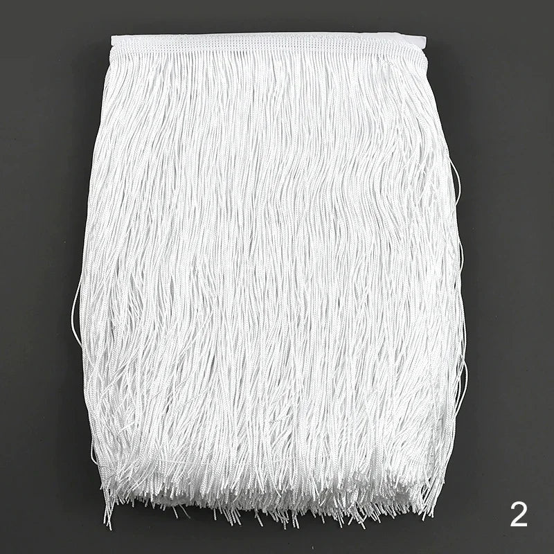 Lace Trim Fringe Tassels 2/5/10M, 30cm Long, For Curtain, Sewing, DIY Accessories - 2 / 30cm-5Yards