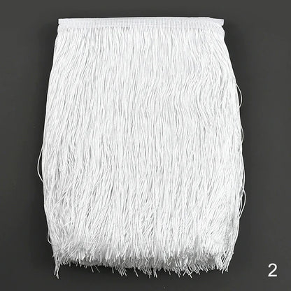 Lace Trim Fringe Tassels 2/5/10M, 30cm Long, For Curtain, Sewing, DIY Accessories - 2 / 30cm-5Yards