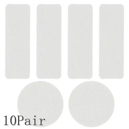 6pcs Sports Shoe Patches for Damaged Side Edges Inner Lining & Heel Wear - Shoe Repair Stickers for Extended Footwear Life - 