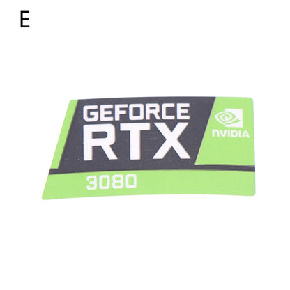 Laptop Graphics Card Label Laptop Desktop Label For Computer PC Laptop Accessories RTX 3090TI 3080TI 3070 3060 Desktop Sticke