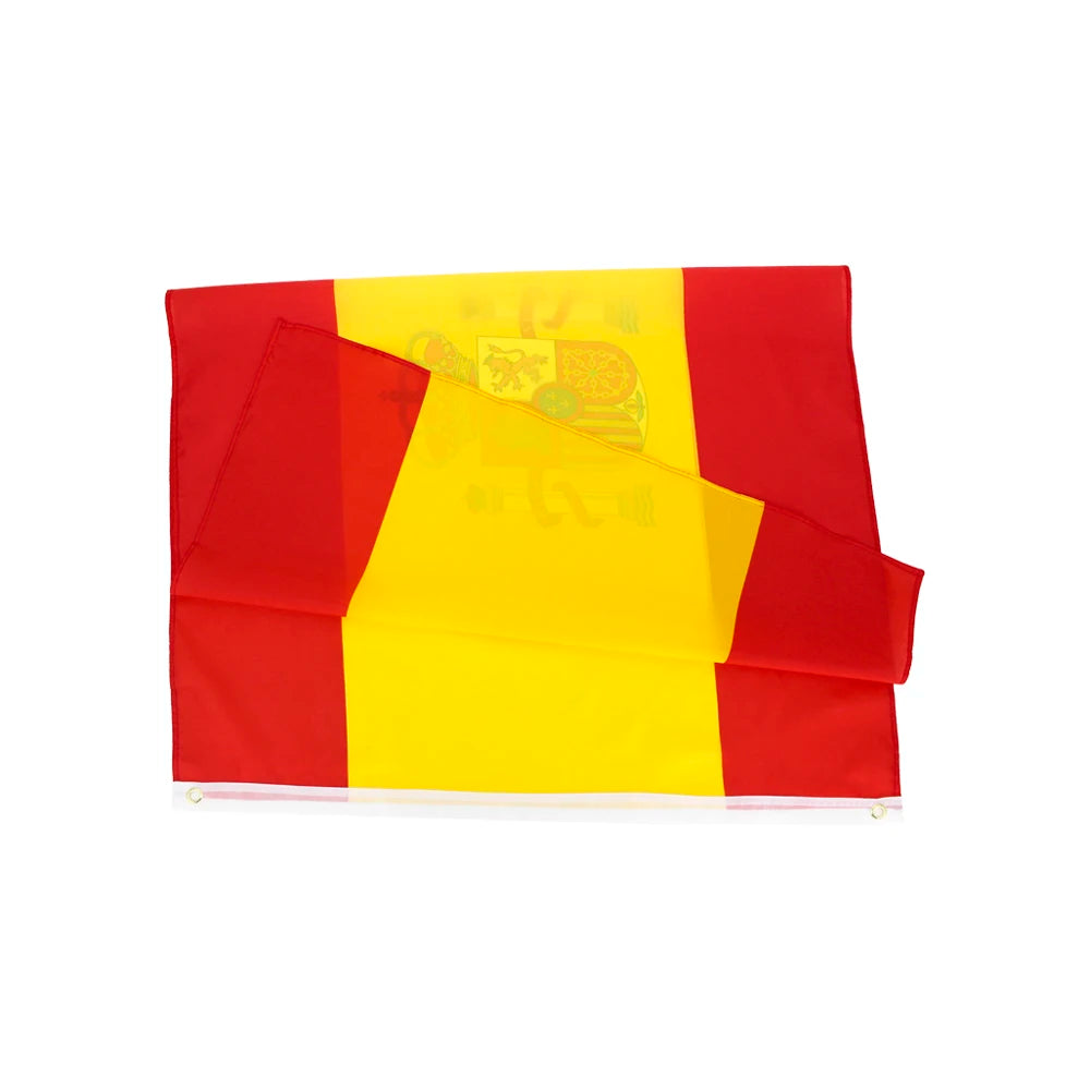 LeaFLAG 90x150cm polyester hanging Spanish Flag For Decoration