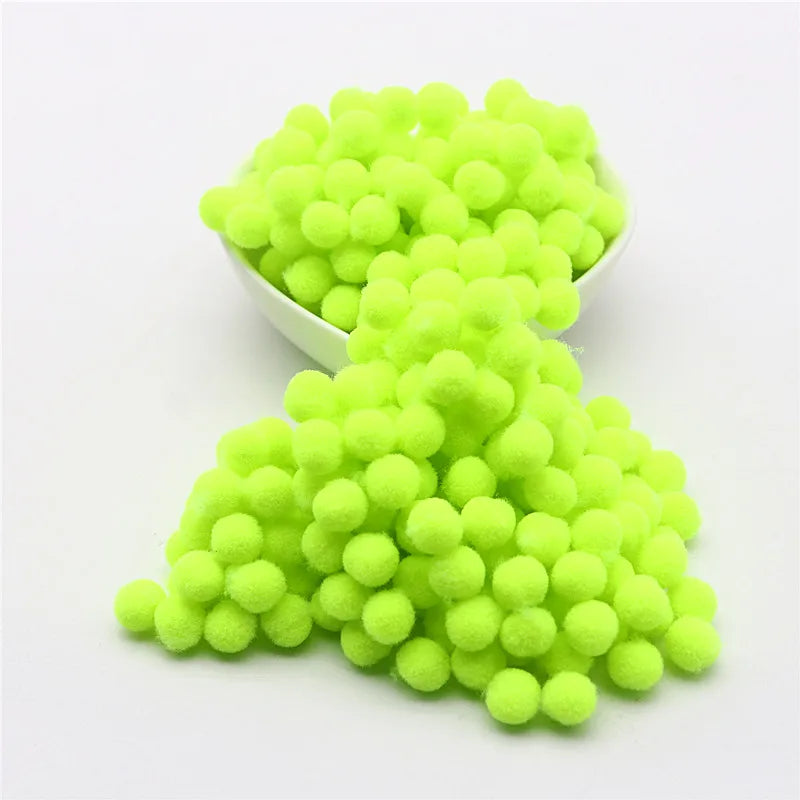 15g Fluffy Soft Pompom 8 Mm 10 Mm 15 Mm 20 Mm 25 Mm 30 Mm Plush Pompom DIY Home Decoration Crafts Toys - 30 / 8mm 15g