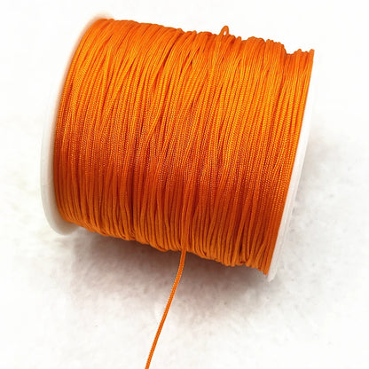 NEW 0.4/0.8/1.0/1.5mm Nylon Cord Thread Chinese Knot Macrame Cord Bracelet Braided String DIY Tassels Beading Shamballa Threa