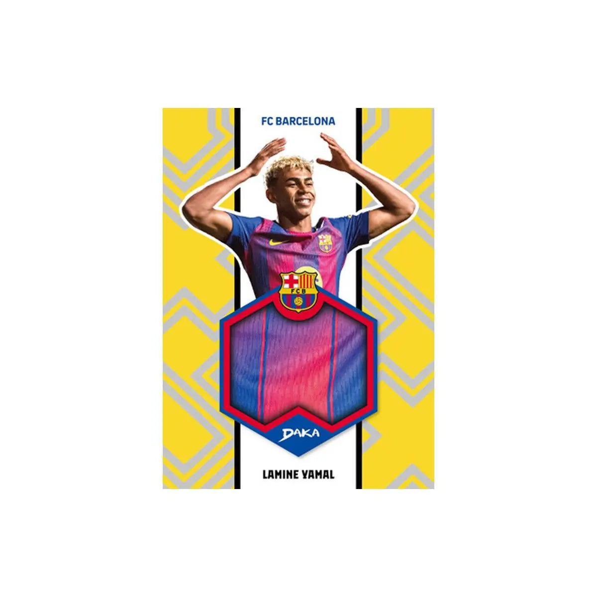 Daka Messi Mbappe Yamal Football Collection Card 2025-2026 Real Madrid Barcelona Manchester Juventus Ale Milano Star Player C