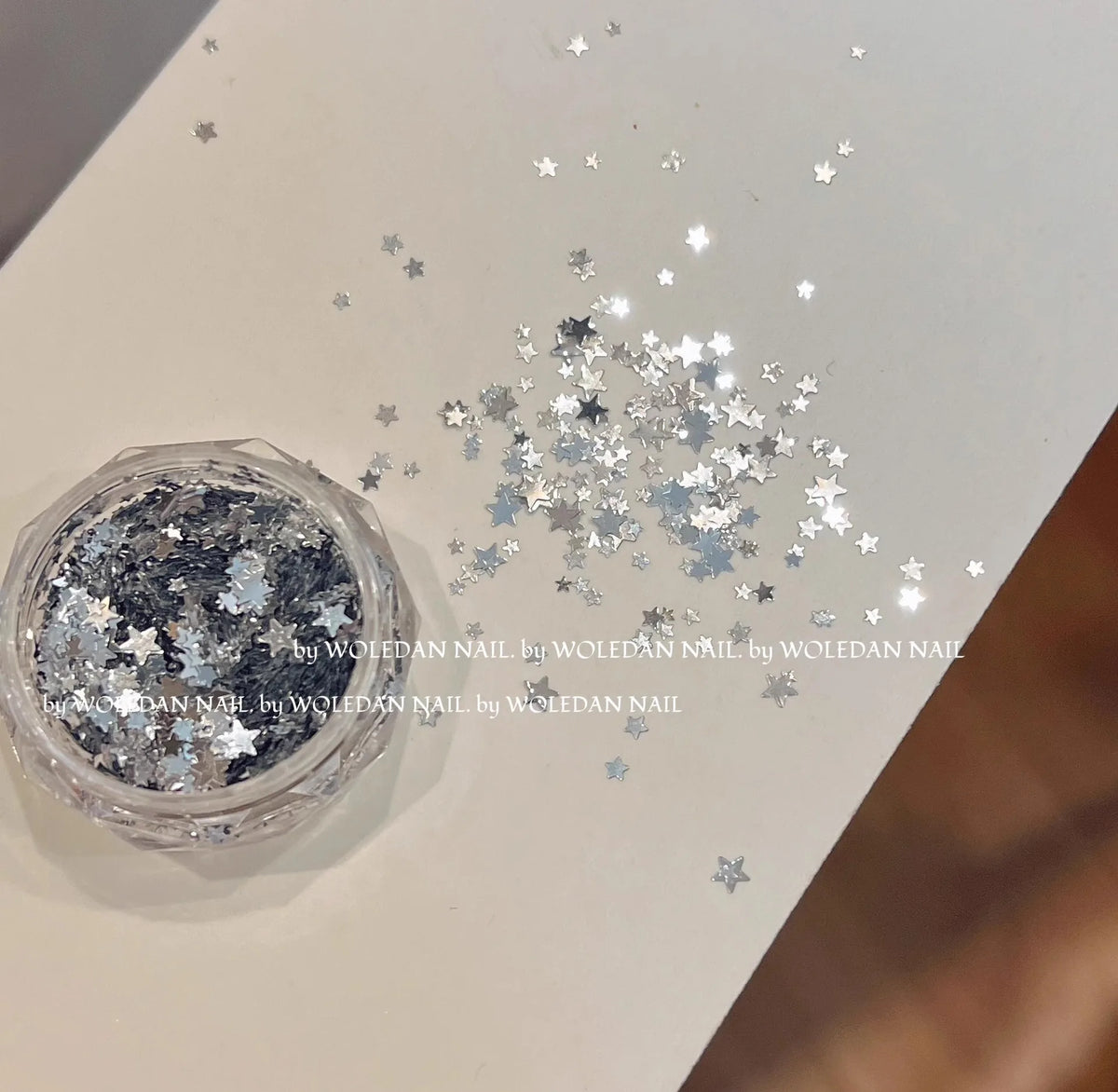 Mixed Star Nail Glitter Accessories Size Mixed Silver Pentagram Mini Color Ultra-thin Nail Patch Decoration - Star(mix silver