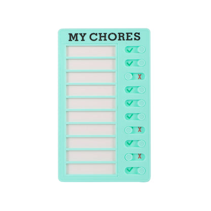 Reusable My Chores Checklist Task Board Daily Schedule Planner Memo Chore Chart Kid Responsibility Behavior Self Discipline C