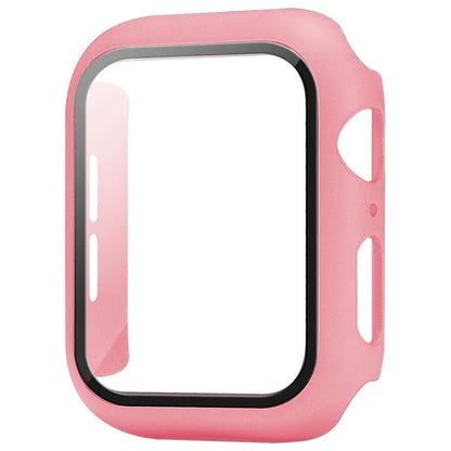 Glass+Cover For Apple Watch case 10 9 8 7 6 SE 5 iWatch Accessorie Screen Protector iWatch series 46mm 44mm 40mm 41 45mm 38 4