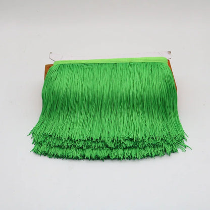 Lace Ribbon, 10 Yards Tassel Trim for Dress Trimming, Do It Yourself Crafts & Scrapbooking - light green / 10 yards