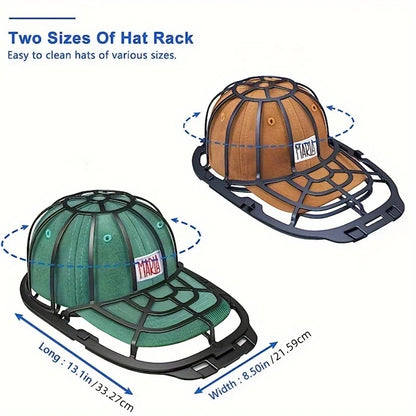 Anti-Deformation Baseball Cap Washer - Plastic Laundry&Kitchen Organizer, Washable Hat Rack for Accessories, Laundry Organize